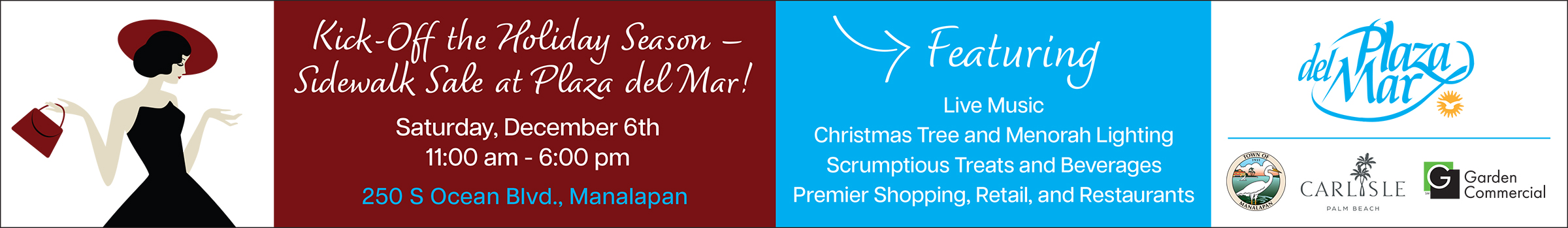 Plaza del Mar Sidewalk Sale Banner